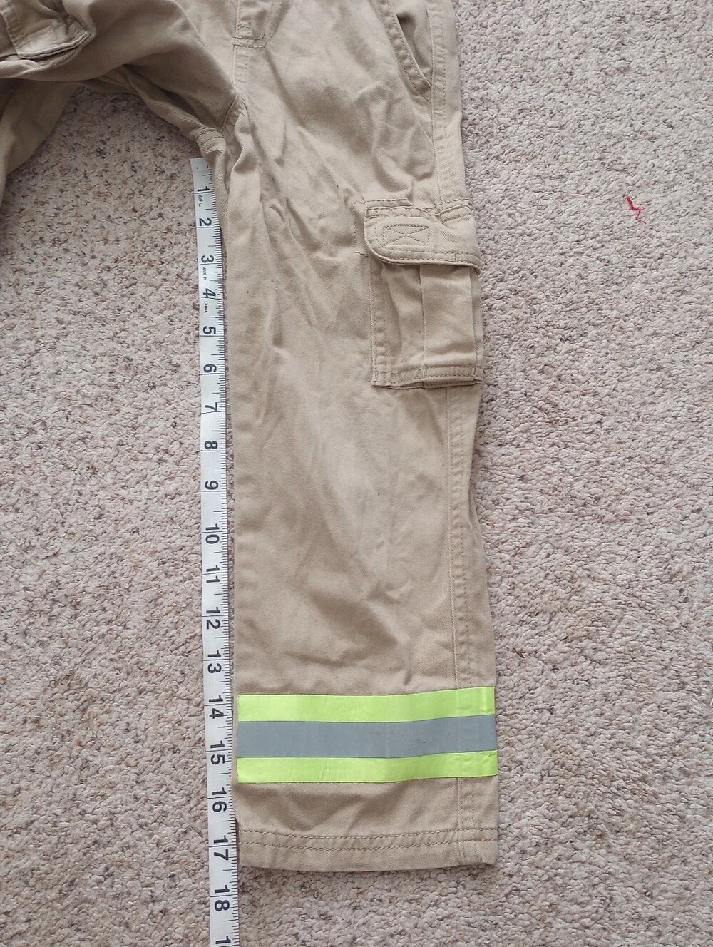 Random Lot Of Halloween Fire Fighters Costume Pieces Kids Size 3-6